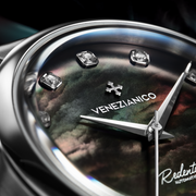 VENEZIANICO Redentore 36 Diamanti - 1121521C - nero - quadrante